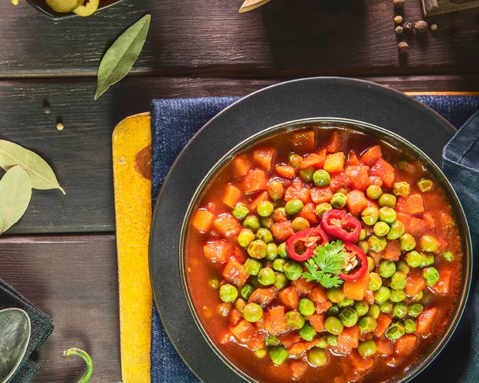 المطبخ النباتي: وصفات شرق أوسطية مع صلصة الطماطم