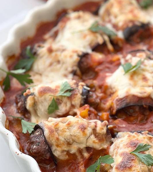 أصابع الكفتة مع البتنجان