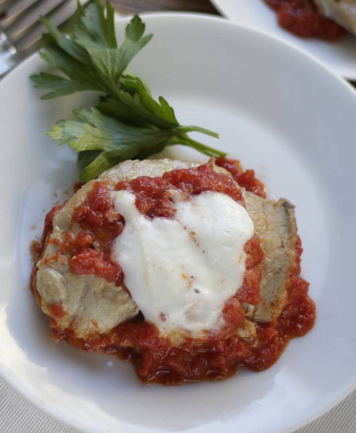 Fettine di arista ripiene alla calabrese