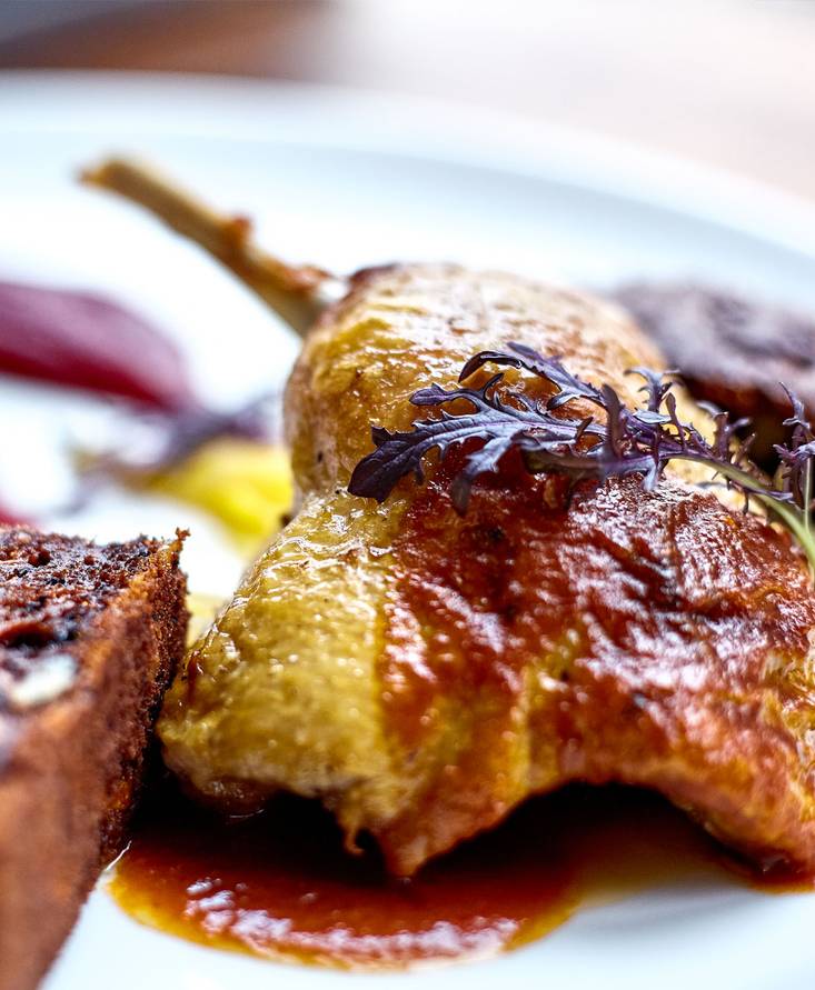 Утка под соусом