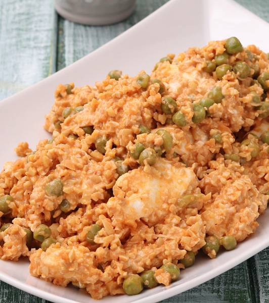 Bulgur piselli e burrata