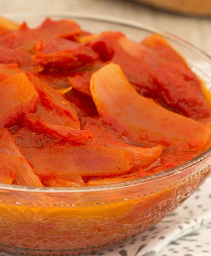 Cipolle in agrodolce al pomodoro