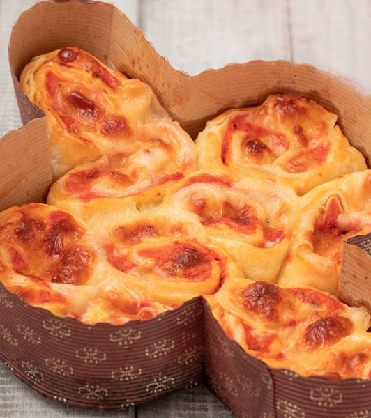 Colomba di girelle alla pizza