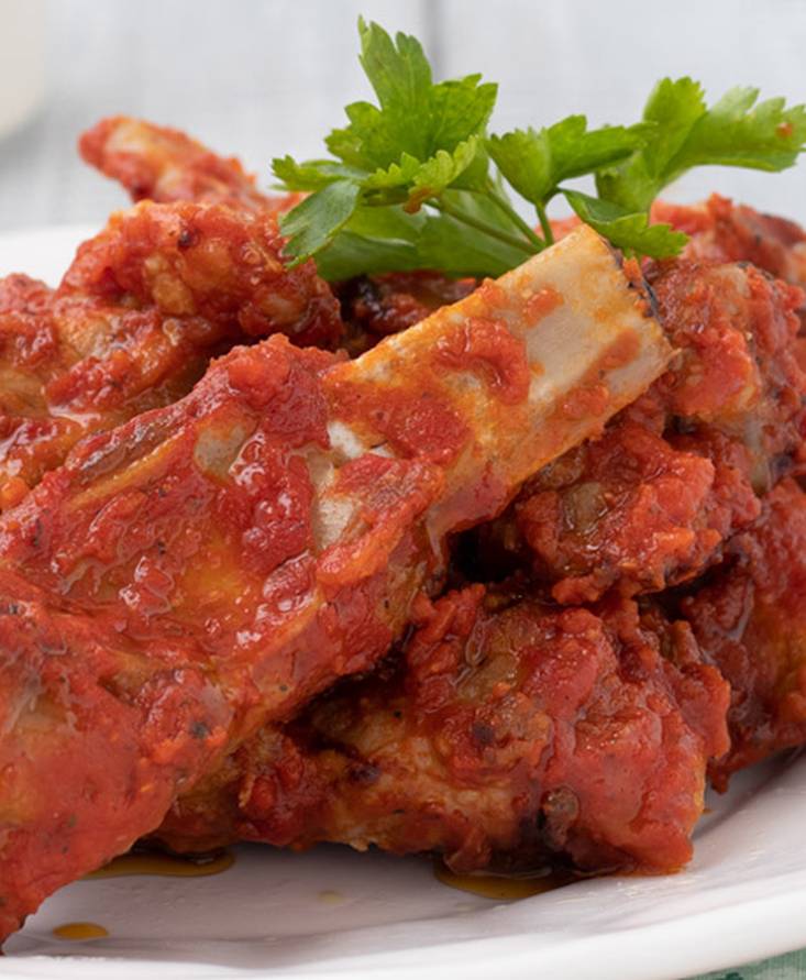 Costine di maiale al sugo