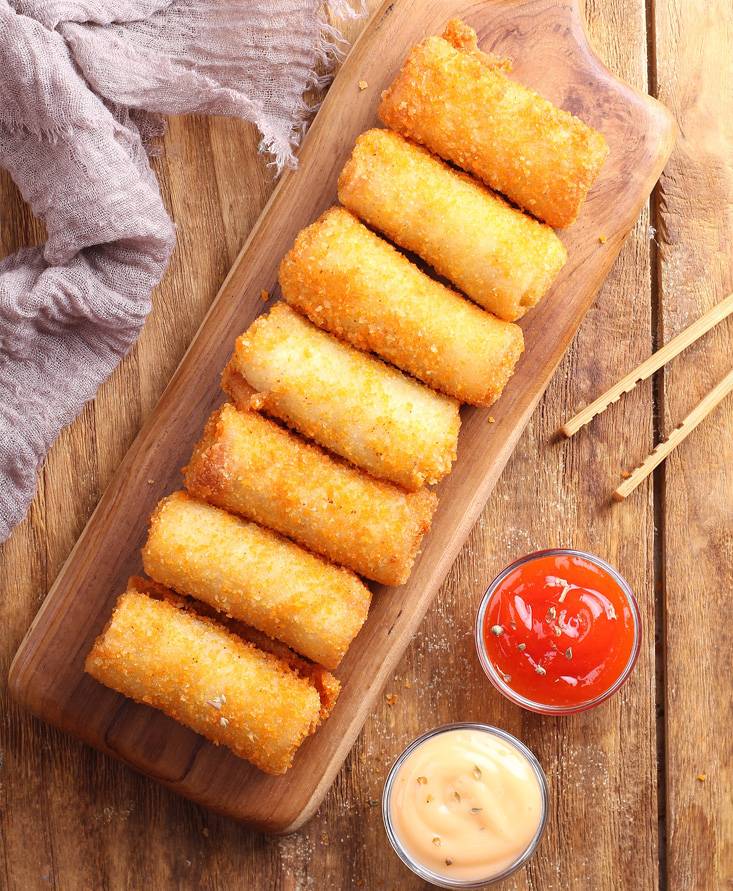 Crocchette di pollo con salsa ai peperoni