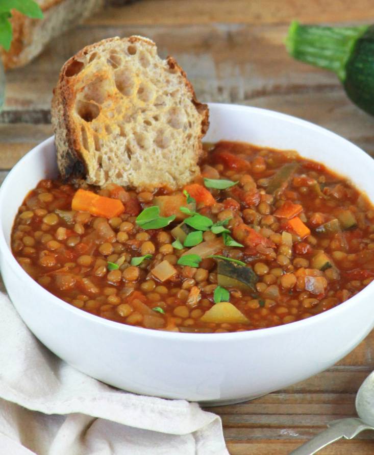 Estofado de lentejas