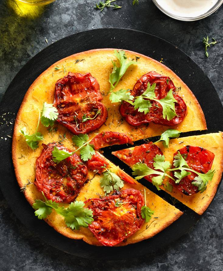 Finta pizza o pizza vegetale