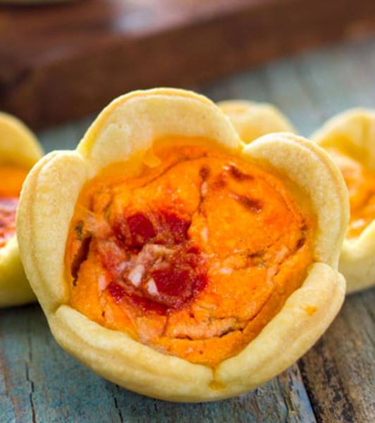 リコッタクリームのお花パイ