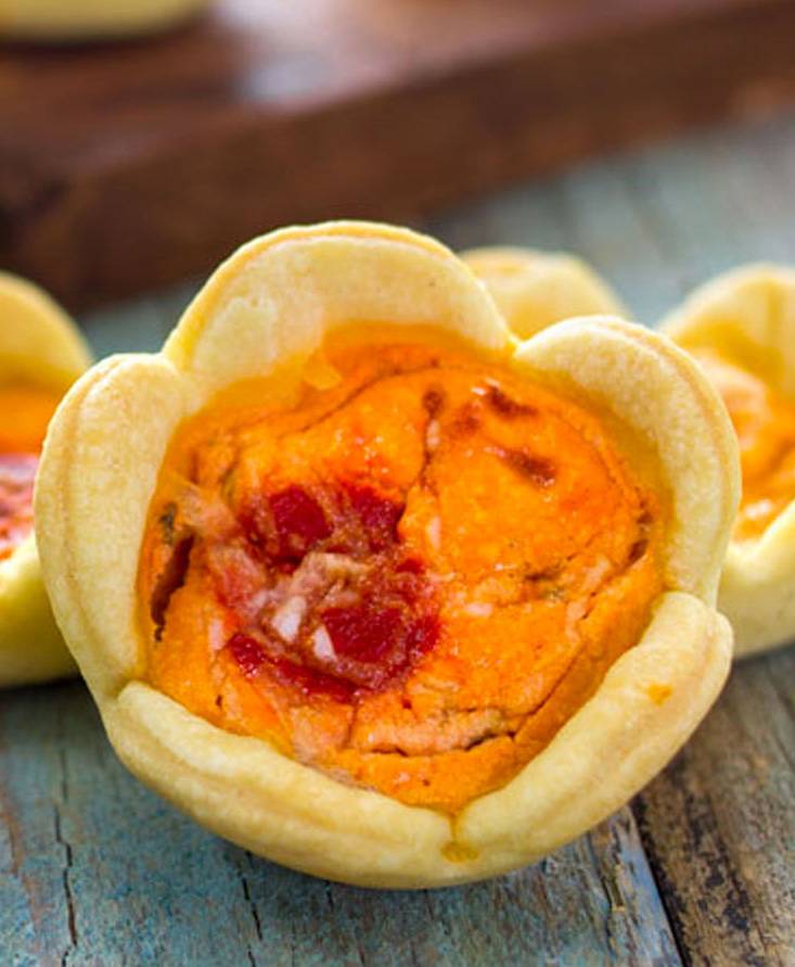 リコッタクリームのお花パイ