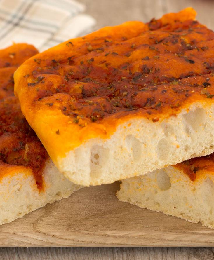 Focaccia al pomodoro