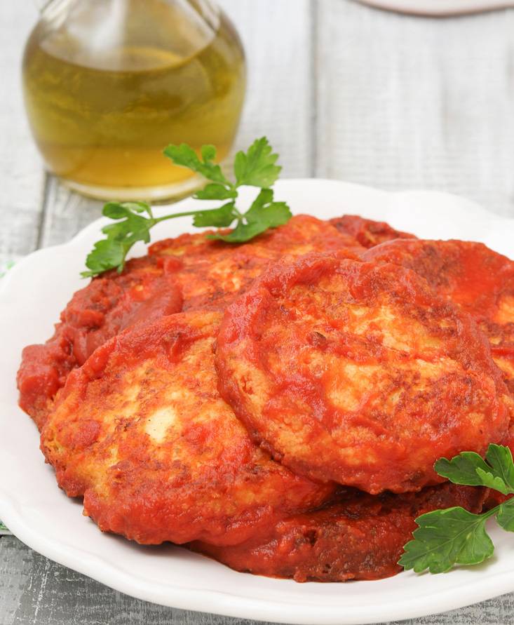 Frittatine di ricotta al sugo