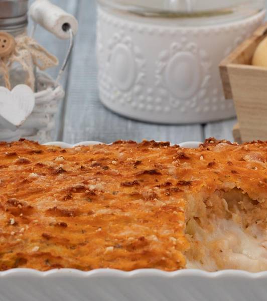 Gateau di patate al pomodoro