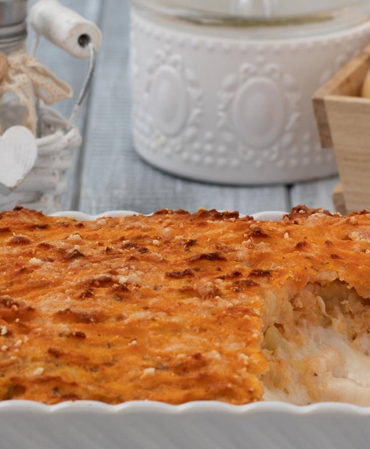 Gateau di patate al pomodoro