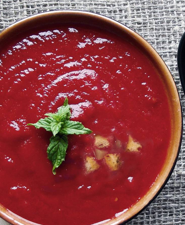 Gazpacho di barbabietola