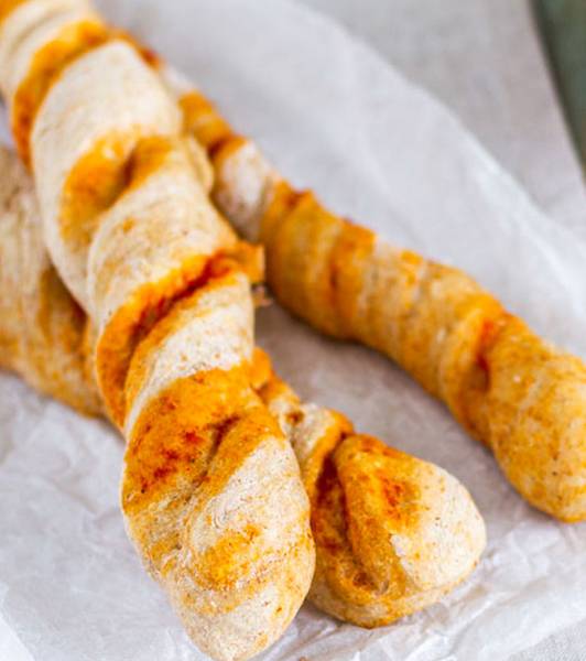 Grissini gusto pizza per vegetariani