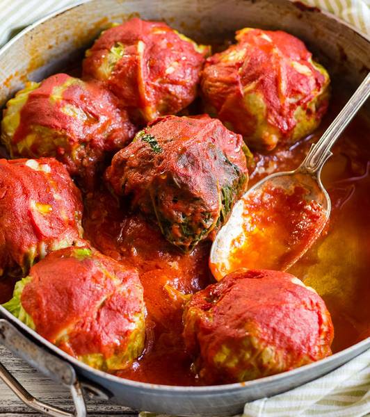 Involtini di verza al pomodoro senza glutine