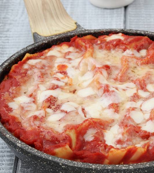 Lasagne in padella alle melanzane