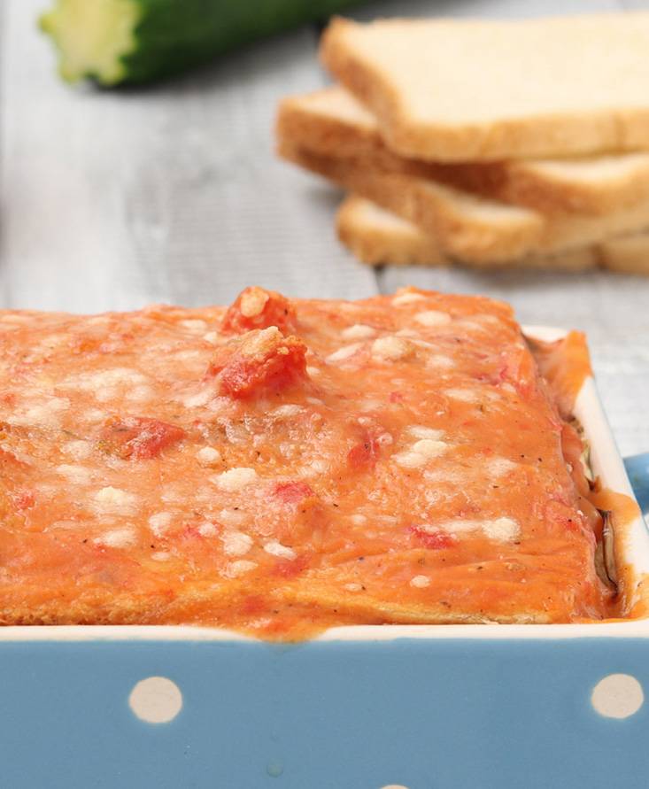 Lasagne di pancarrè alle verdure