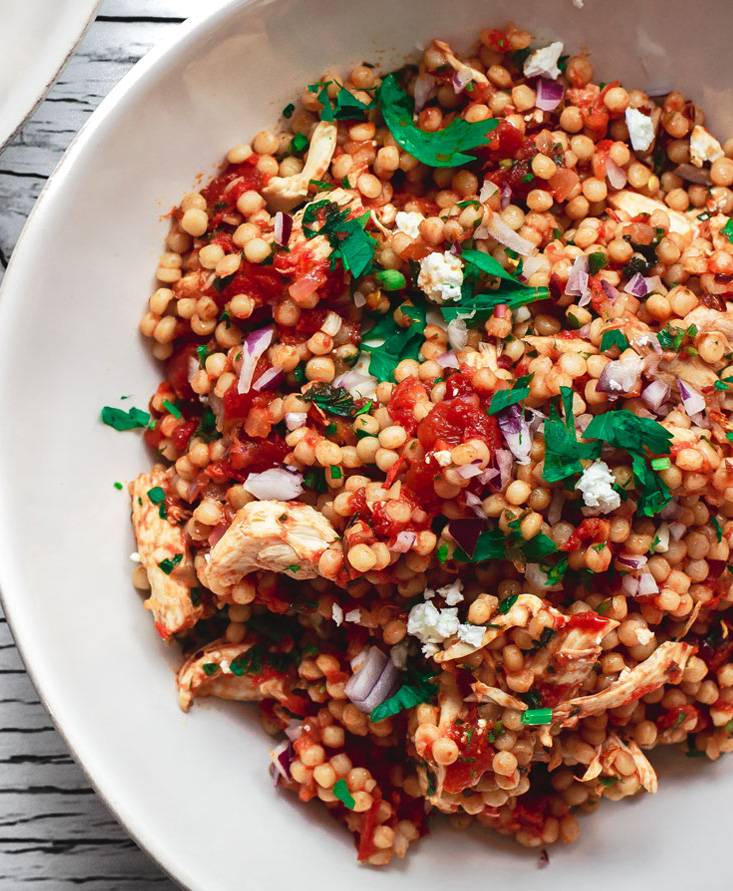 Mediterranean Couscous and Chicken