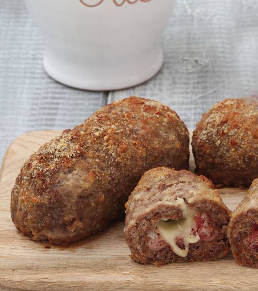 Mini polpettoni ripieni