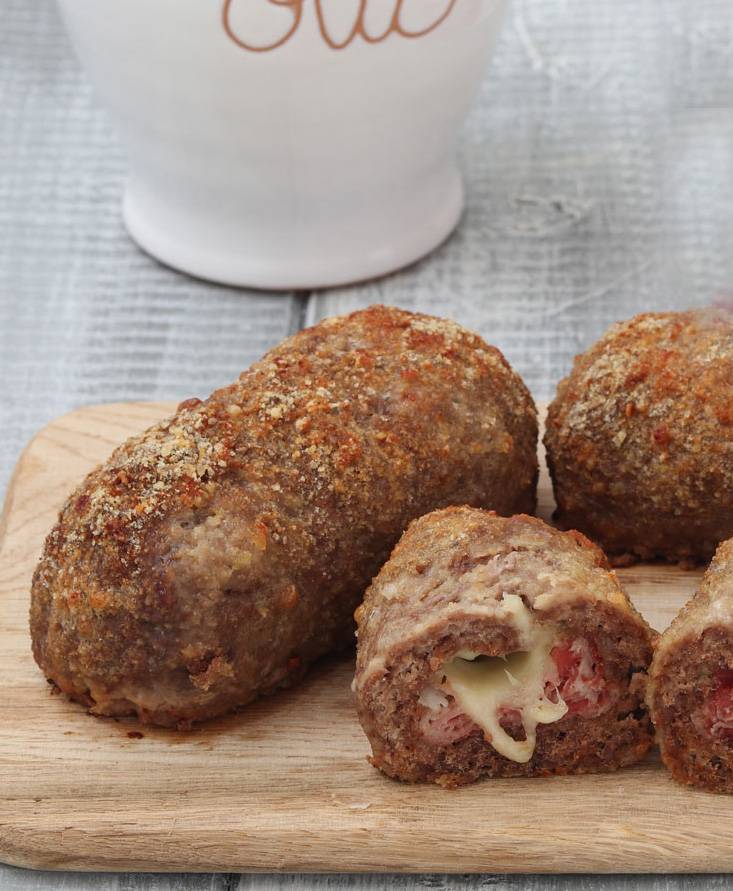 Mini polpettoni ripieni