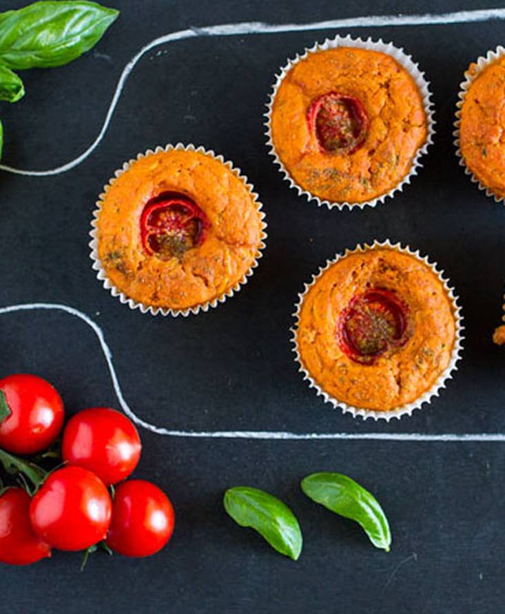 Muffin pomodoro e zucchine