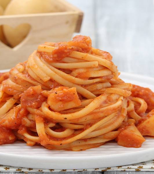 Pasta con sugo di patate