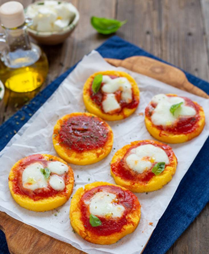 Pizzette di polenta