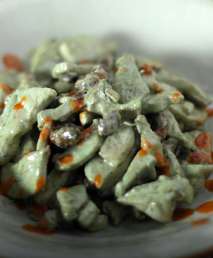 Bocconcini di pollo ai pistacchi