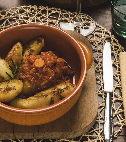 Pollo ruspante alla cacciatora