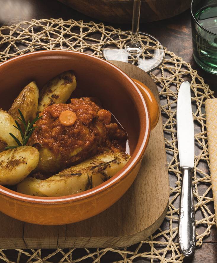 Pollo ruspante alla cacciatora