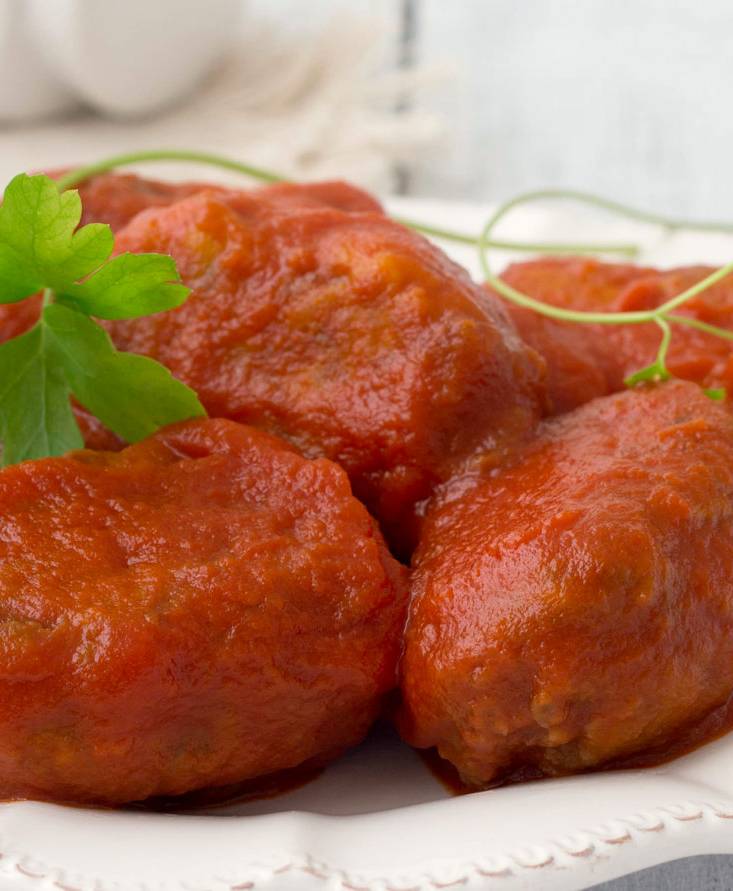 Polpette di cavolfiore al sugo