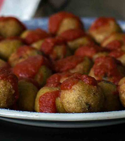 polpette vegan di miglio