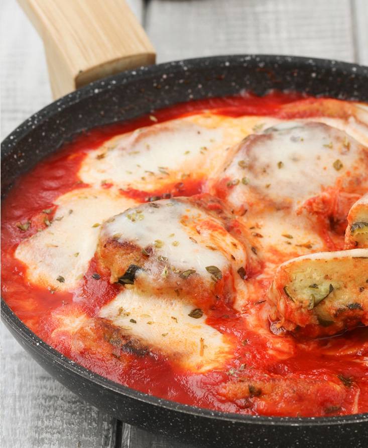 Polpette di zucchine alla pizzaiola