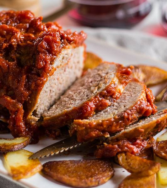 Polpettone senza glutine con patate