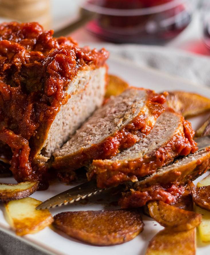 Polpettone senza glutine con patate