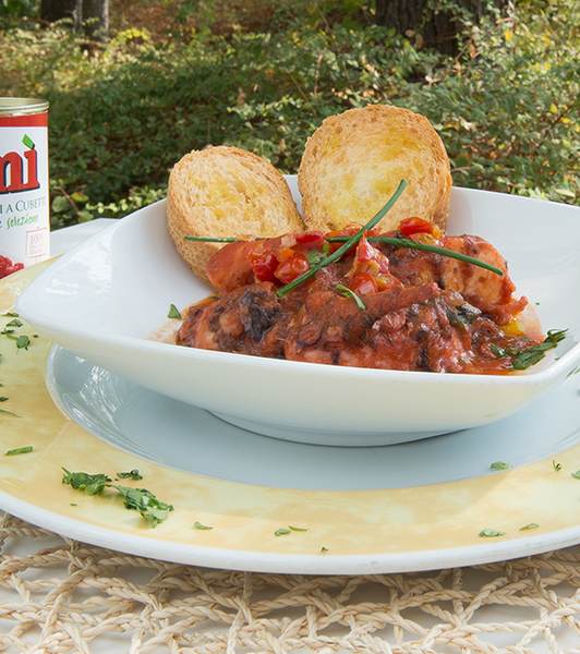 Il polpo per far scarpetta