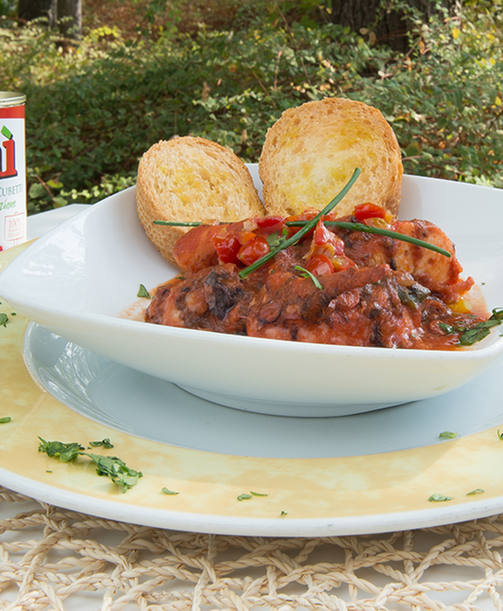 Il polpo per far scarpetta