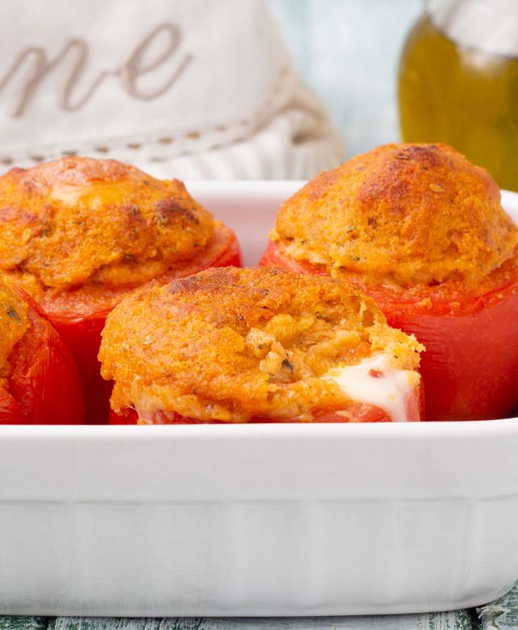 Pomodori ripieni di pane