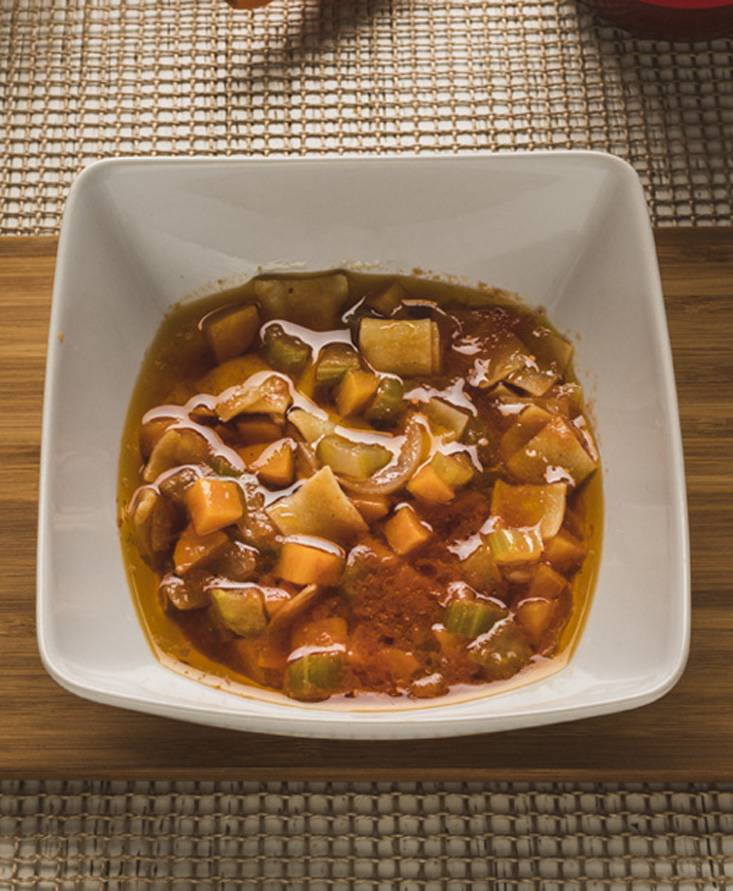 Quadrettini di sfoglia nel “brodo matto”