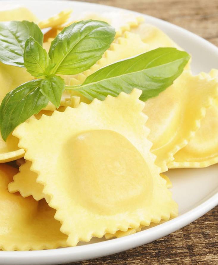Ravioli ripieni di pesce