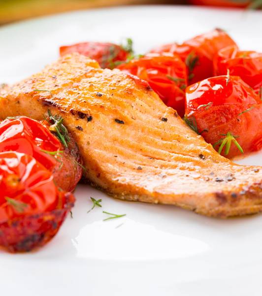 Salmone al pomodoro