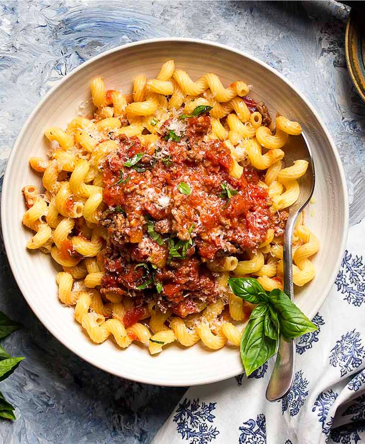 Salsa de carne italiana rápida