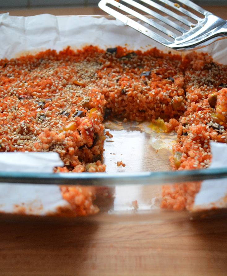 tortino di miglio alle verdure