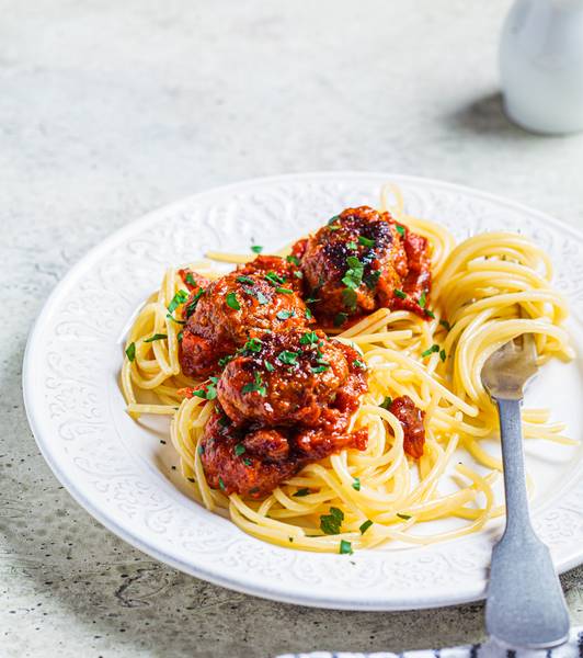 ספגטי וכדורי בשר