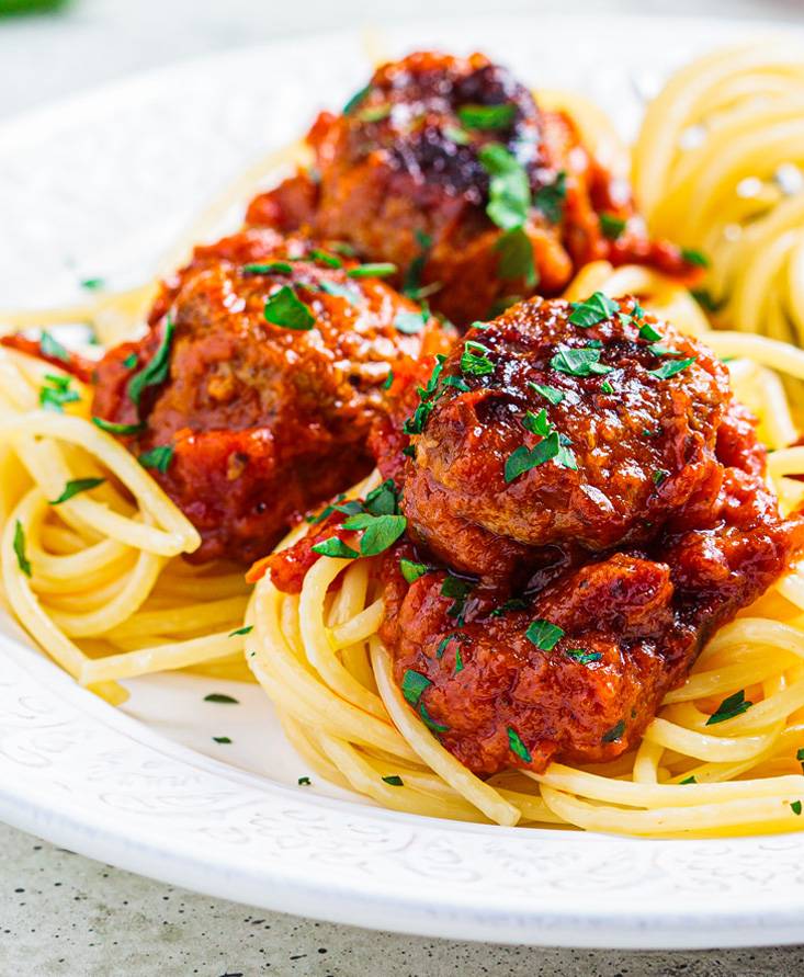 ספגטי וכדורי בשר