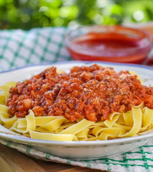 Тальятелле с рагу Болоньезе