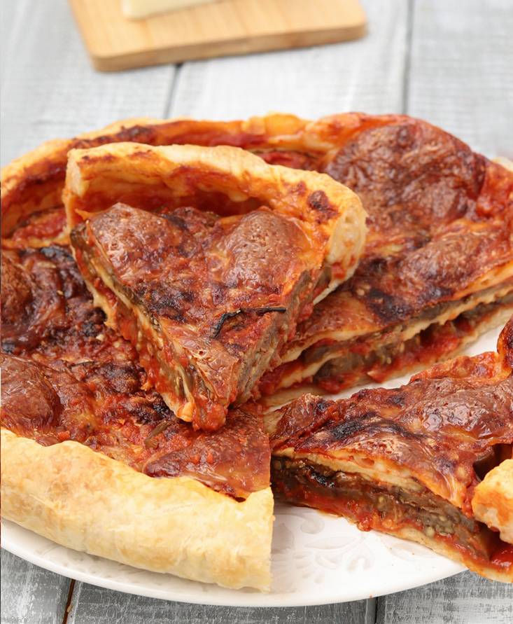 Torta salata alla parmigiana