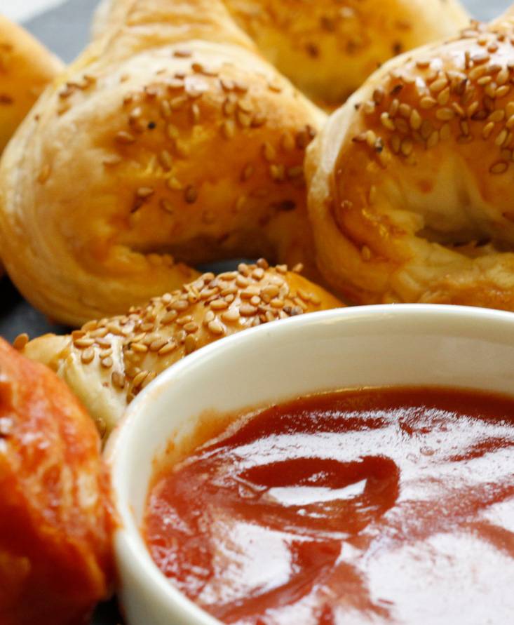 Tortelloni croccanti con salsa agrodolce Pomì