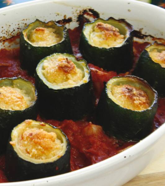 Turbantini di zucchine al pomodoro